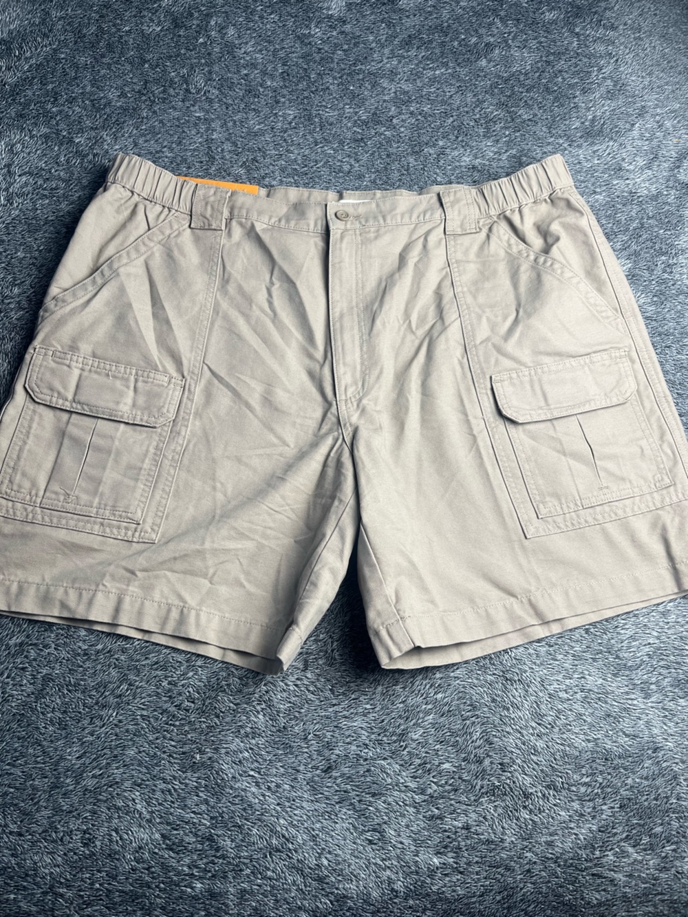 Savane Men's Size 42 Khaki Canvas Hiking Cargo Shorts NWT